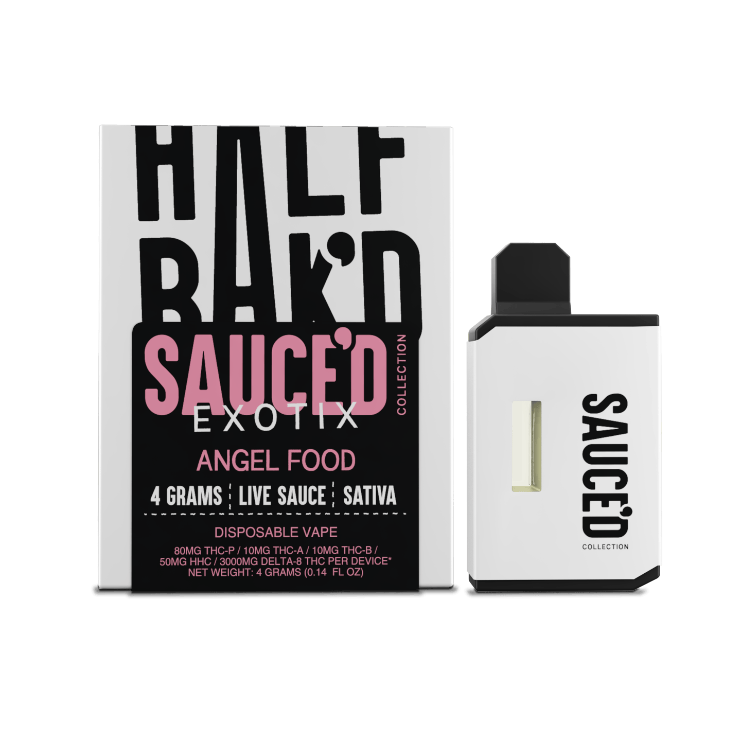Angel-Food-4G-Sativa-Disposable-HALF-BAK-D-Disposable-1-41857907261729-1.png Angel Food | 4G Sativa Disposable - Image 1