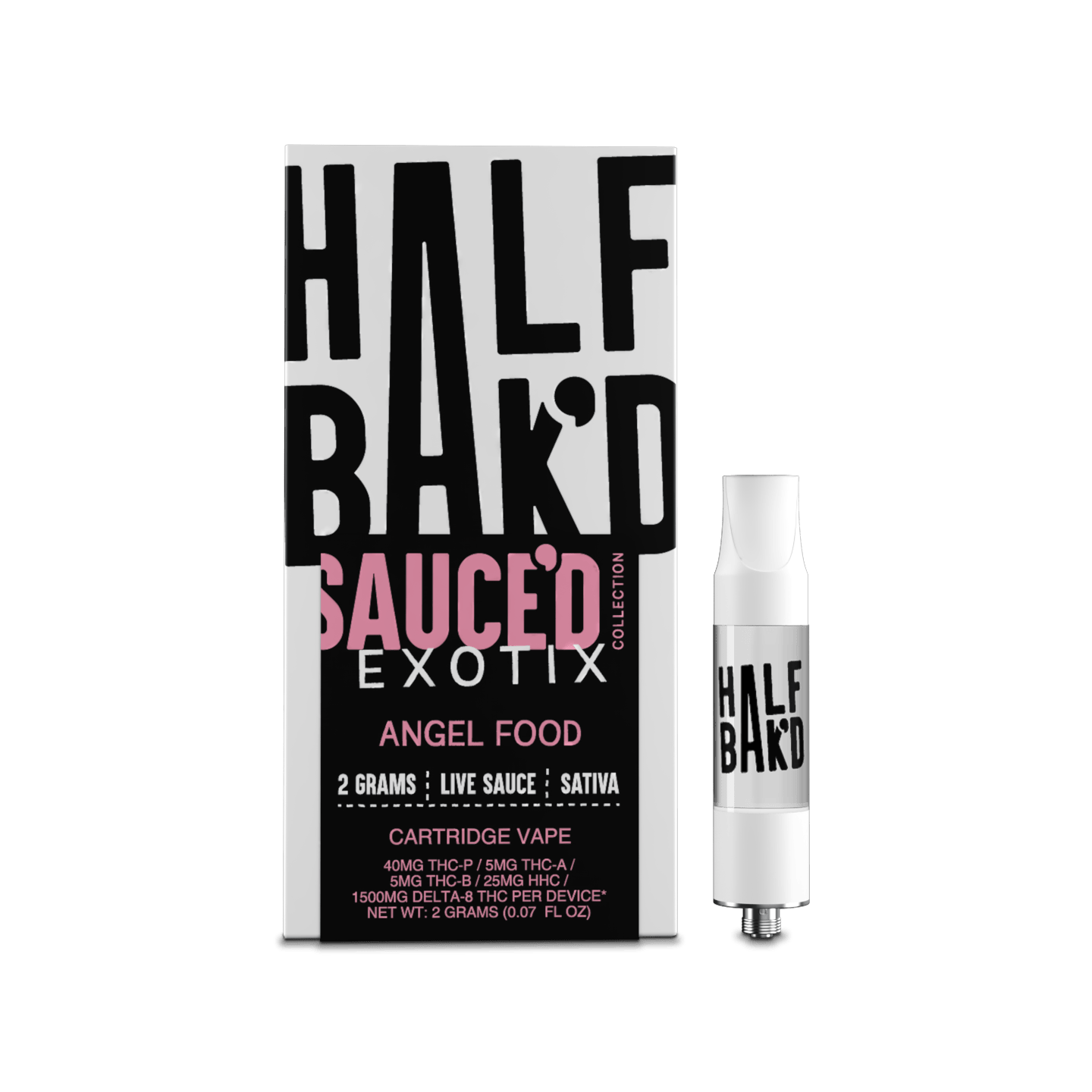 Angel-Food-Cake-2G-Sativa-Cartridge-HALF-BAK-D-Cartridge-1-41857910407457-1.png Angel Food Cake | 2G Sativa Cartridge - Image 1