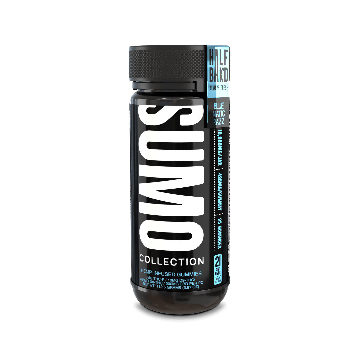 Bluematic-Razz-Sumo-Gummies-HALF-BAK-D-Gummies-1-43785429287201-1.png Bluematic Razz | Sumo Gummies - Image 1
